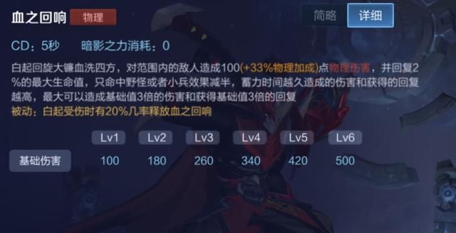 “黄刀”白起玩法解析，红莲斗篷可放弃，移速和回血才是核心