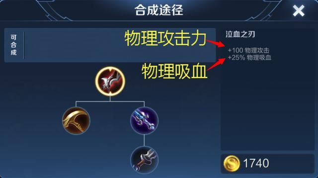 泣血之刃拥有高达25%的物理吸血，它适合哪些物理英雄选择呢？