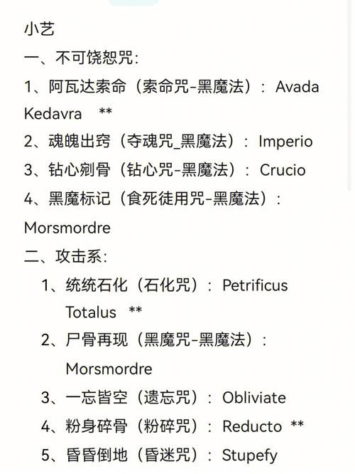 三大不可饶恕咒咒语，三大不可饶恕咒是哪三个
