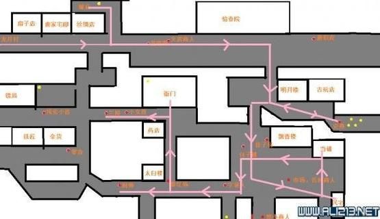 侠客风云传成都城地图，侠客风云传成都城完美攻略