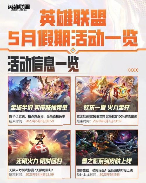 英雄联盟五一活动2024无限火力，英雄联盟五一活动每年都有吗