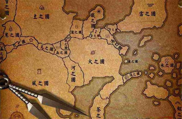 火影忍者地图详解：五大国地理位置大揭秘