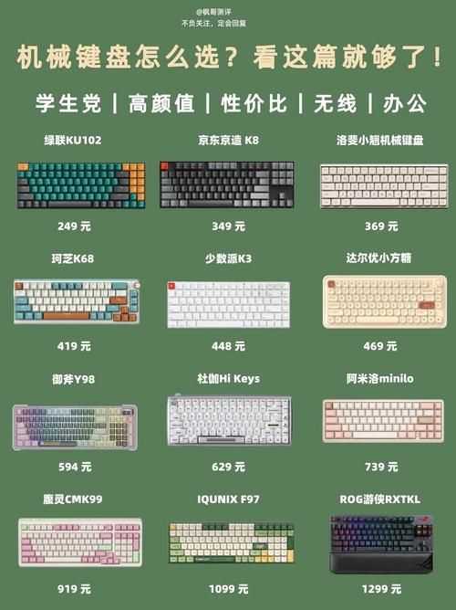 游戏键盘中文版哪个好用？热门品牌型号对比！