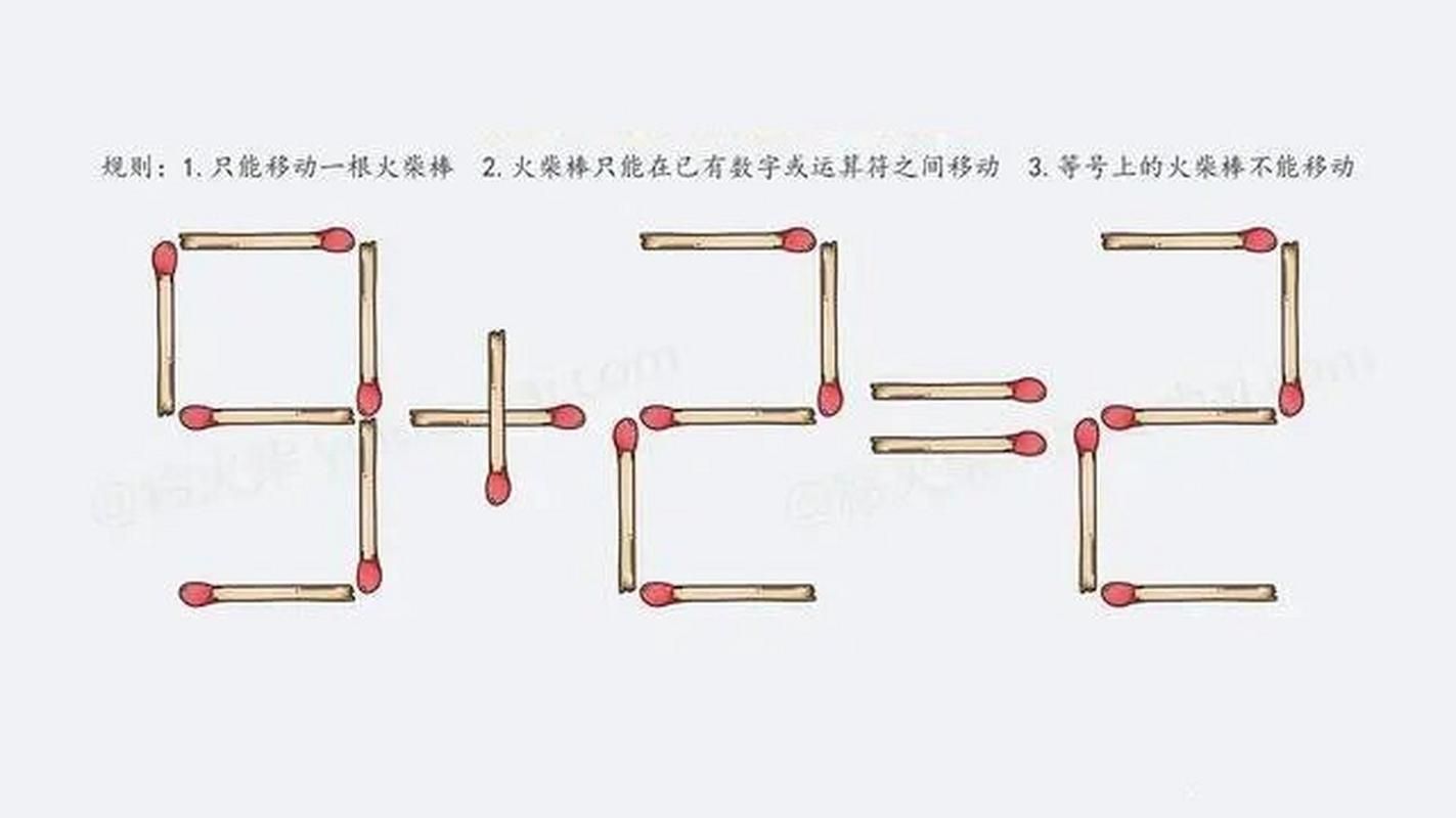 火柴棍数学游戏太有趣了！锻炼孩子逻辑思维！