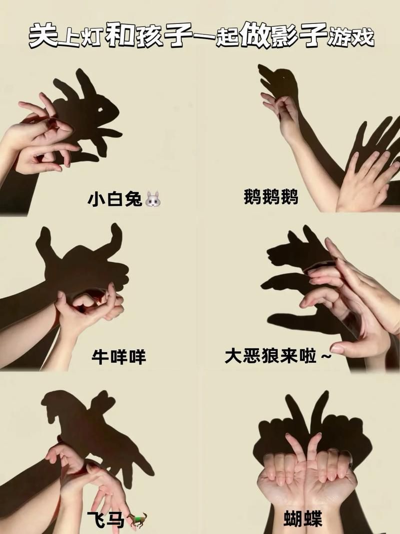 照相机手指游戏大比拼！看看谁的“照片”更有创意！
