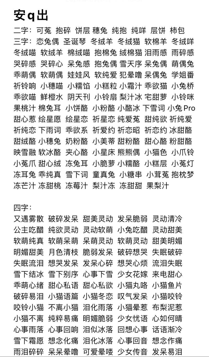 王者荣耀女游戏名大全！可爱、霸气、好听的都在这！