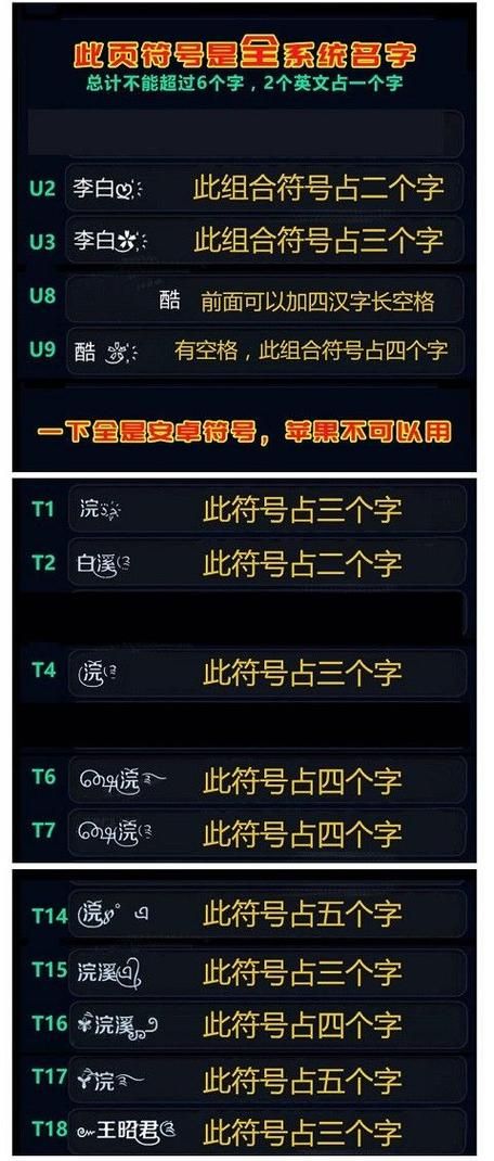 王者荣耀游戏名符号大全，复制粘贴就能用！
