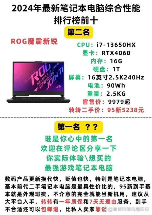 笔记本游戏本排行榜出炉！哪款性价比最高？