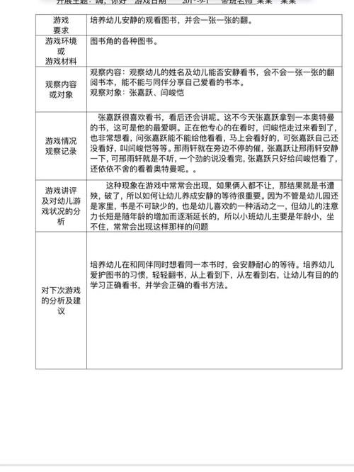 自主性游戏教案范文分享，幼师必备实用干货！