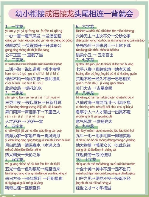 词语接龙游戏教案分享，让孩子爱上语文课！