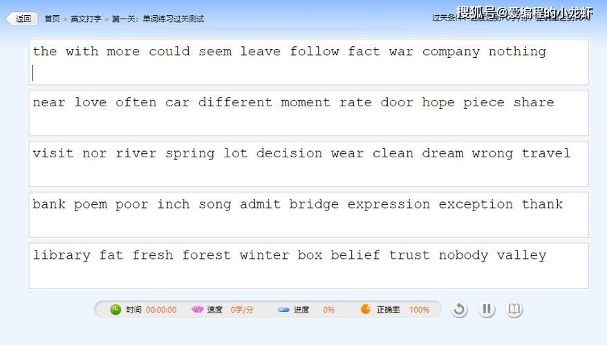 青蛙过河打字游戏攻略，快速提高打字速度！