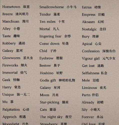2023最火游戏英文情侣名字 浪漫双人游戏昵称推荐