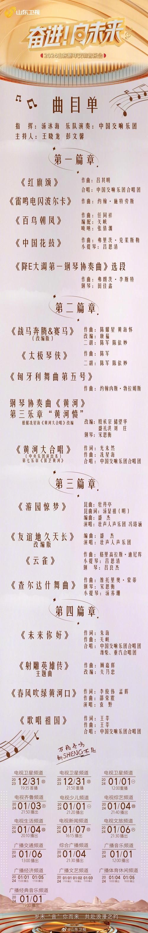 2024跨年演唱会节目单抢先看精彩不容错过