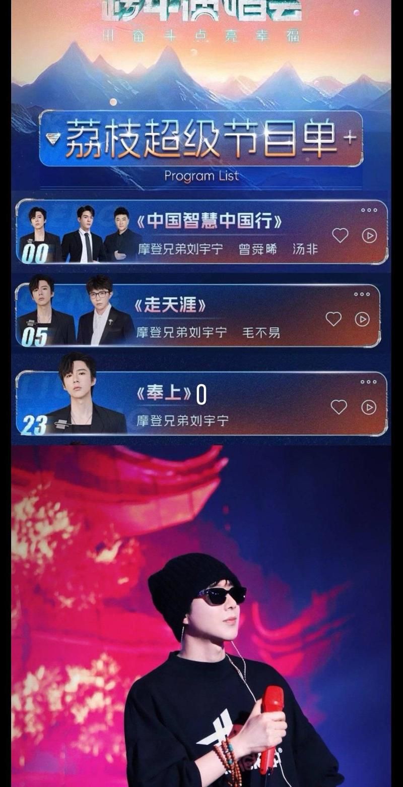 2024跨年演唱会节目单抢先看精彩不容错过