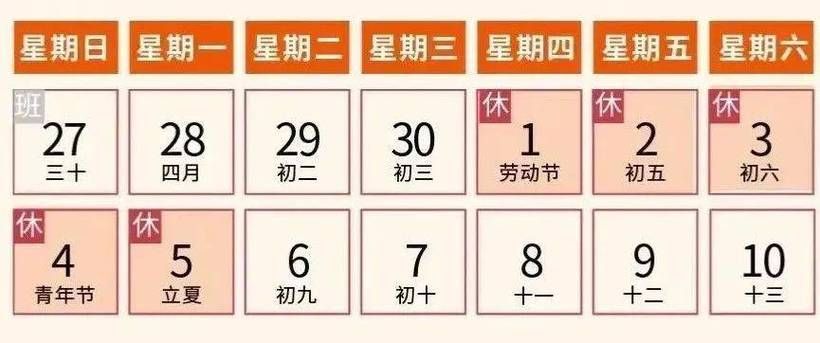 2025年五一劳动节法定假期有几天怎么调休