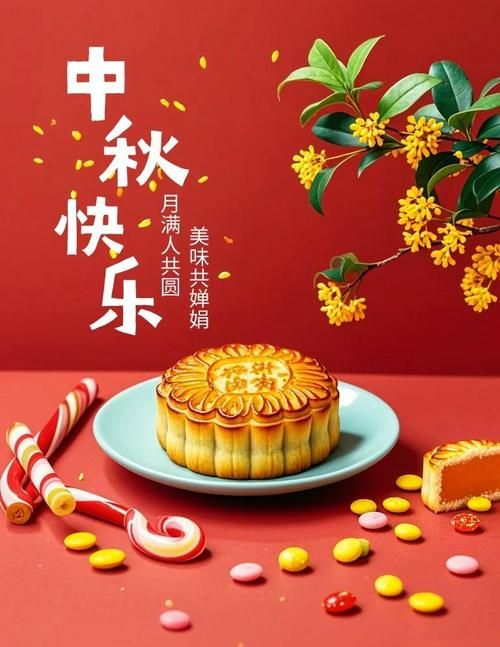 中秋国庆祝福图片大全 传统节日元素贺图精选