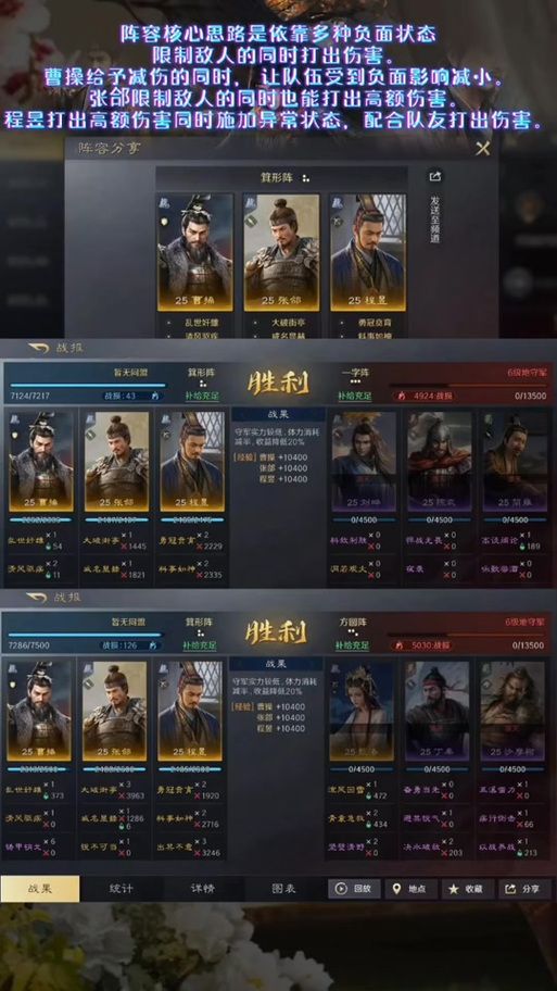 4399神将三国最强阵容推荐 轻松通关不卡关