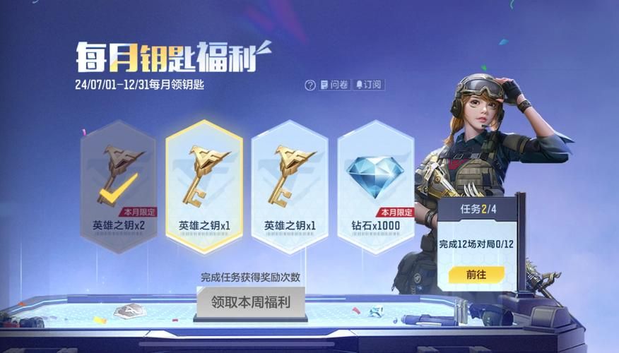 cf7月活动大全限时福利不容错过