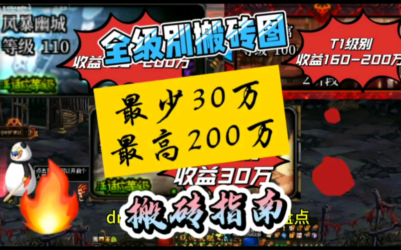 dnf搬砖哪里最好 这几个地图收益超高必刷