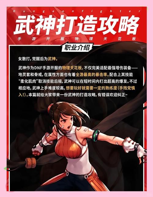 dnf男武神加点攻略 最新技能搭配推荐