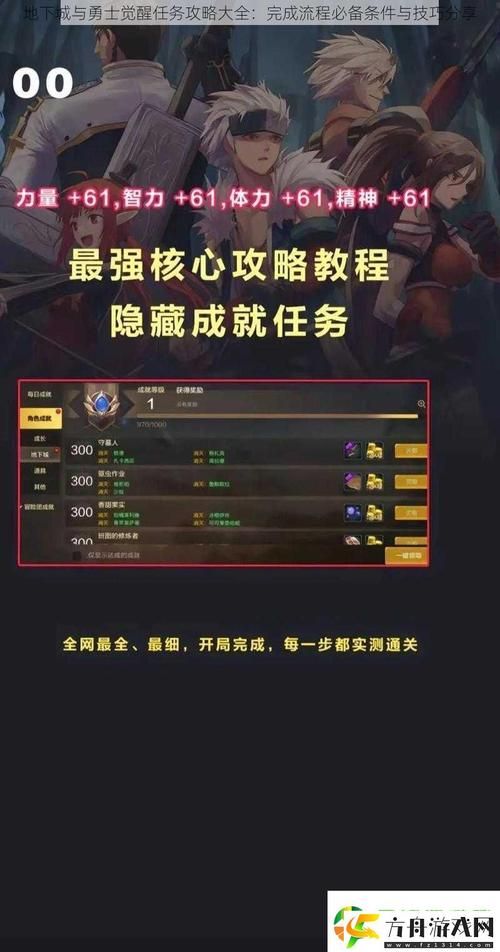 dnf觉醒任务流程攻略 省时省力的完成方法