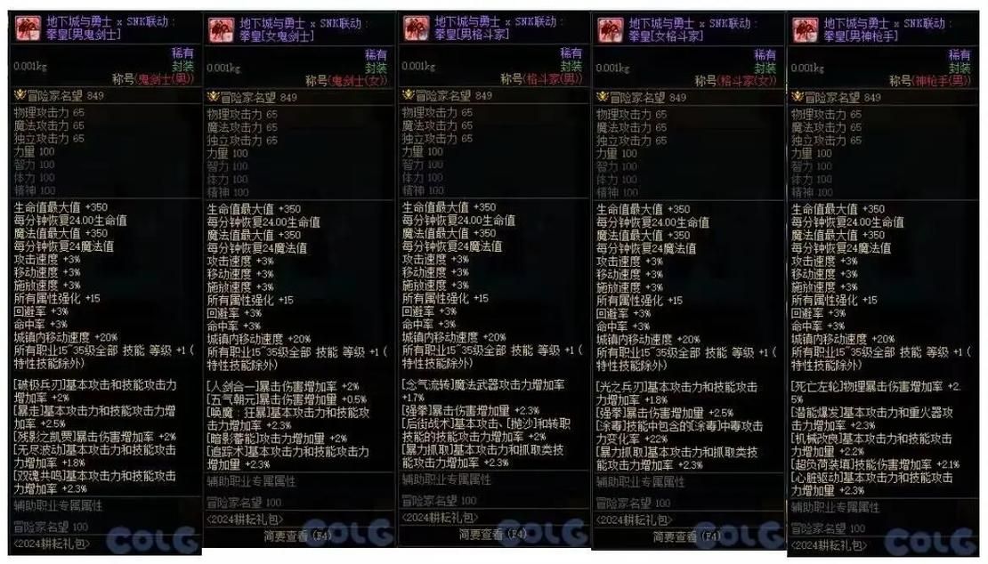 dnf鬼泣三级称号属性详解 提升战力必备
